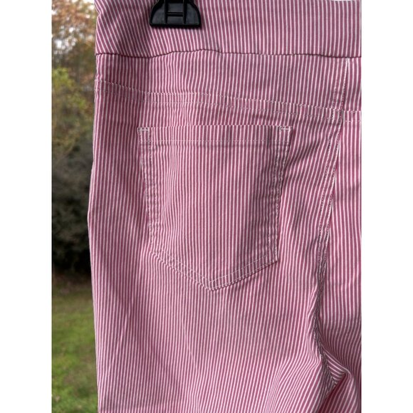 Mario Serrani Italy Comfort Stretch Cuff Capri Pink/White Size Medium Like New - Picture 16 of 16